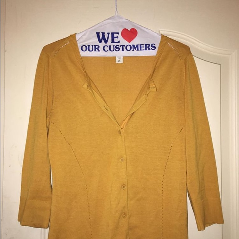Yellow cardigan (vintage)